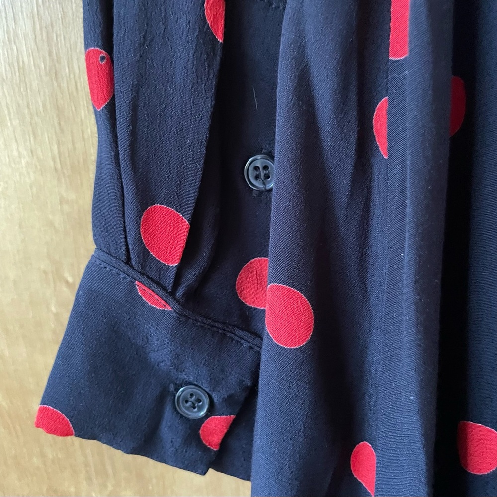 NWT Ganni‎ Barra Dress Polka Dots 42 - Picture 6 of 9